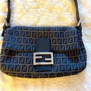 FENDI Zucchino Baguette Tobacco